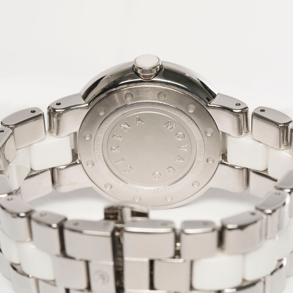 Auth MOVADO Cerena Diamond White Ceramic Watch - Picture 3 of 9
